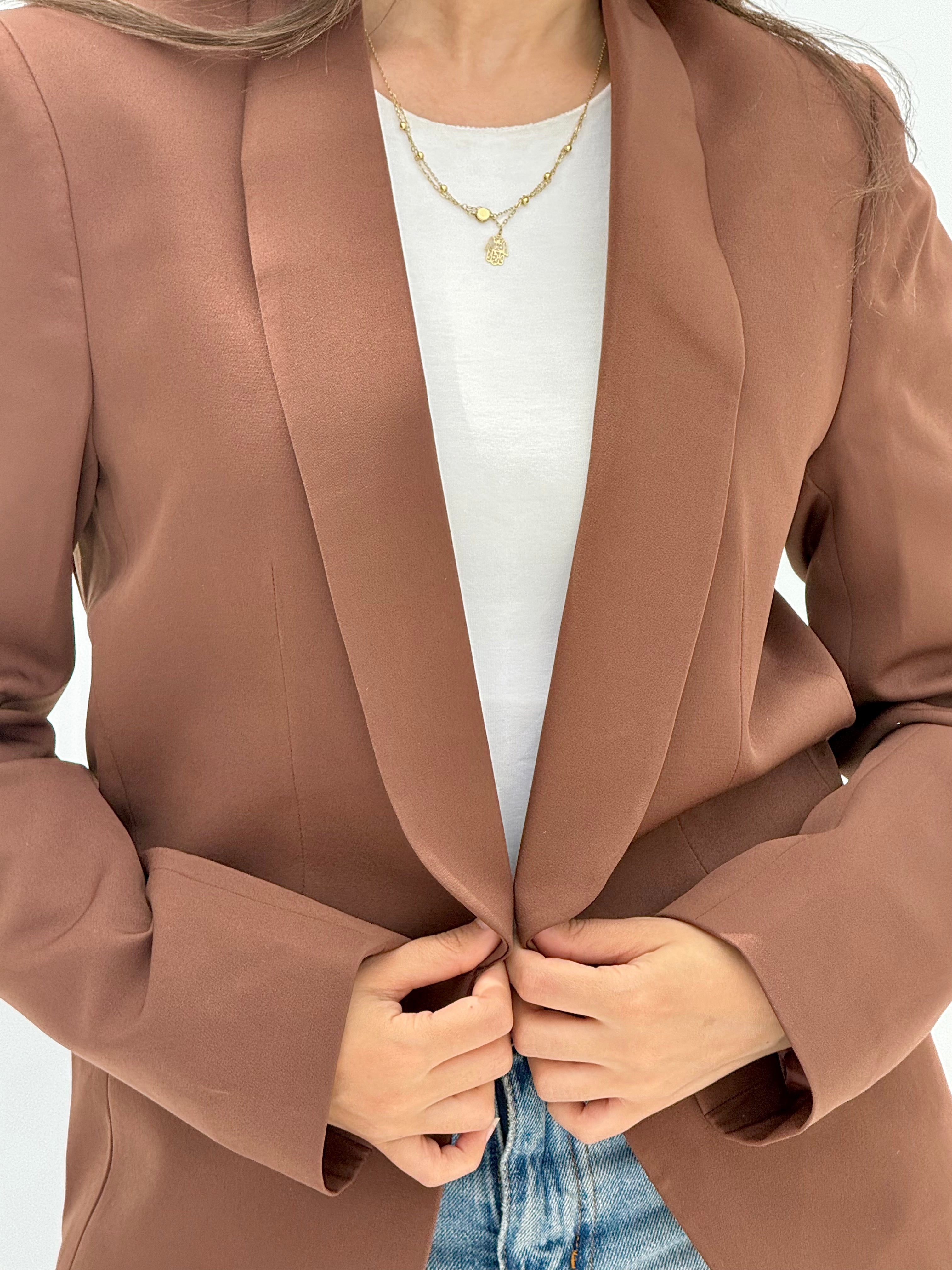 Blazer – Mocha Chic