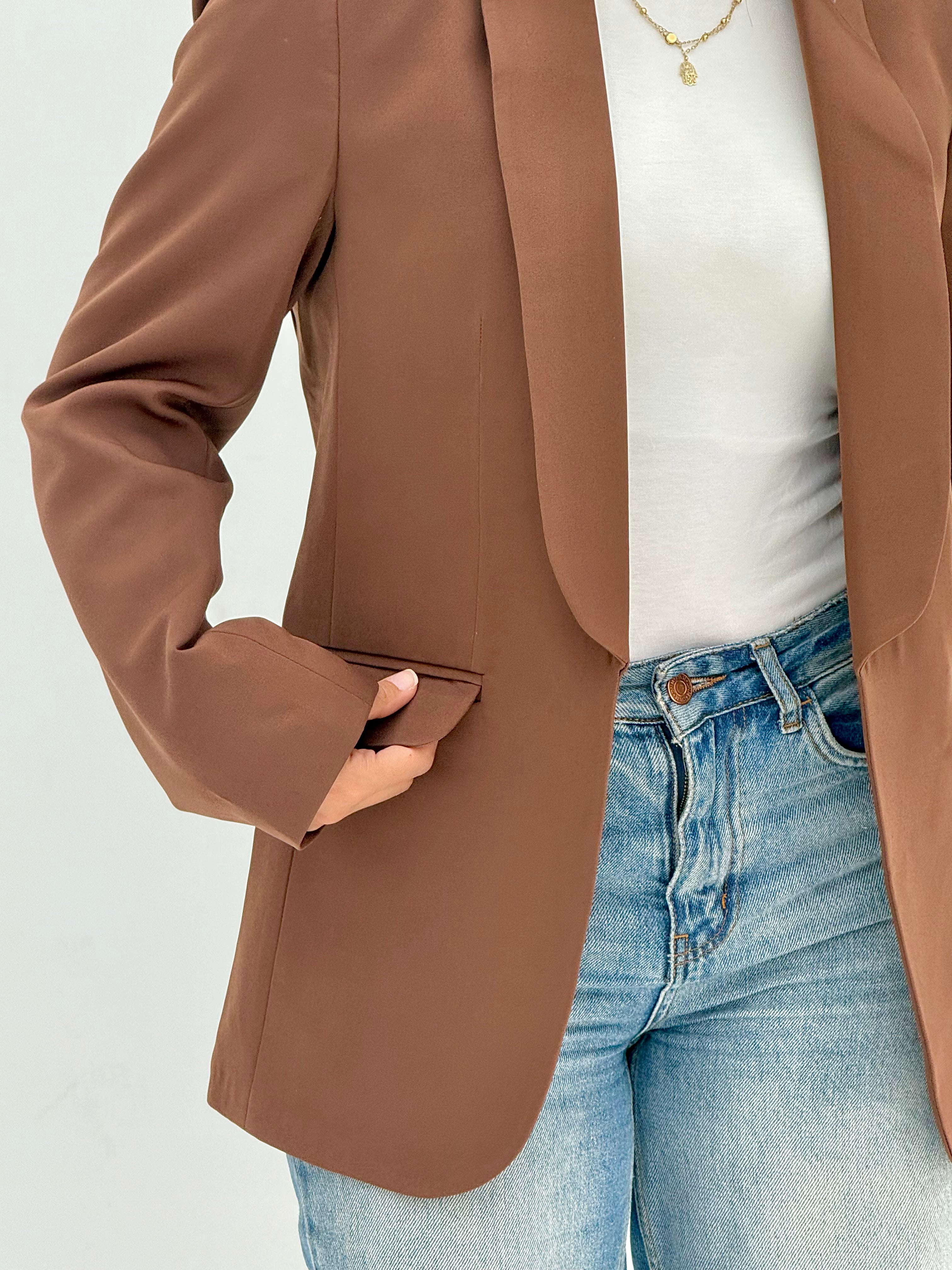 Blazer – Mocha Chic